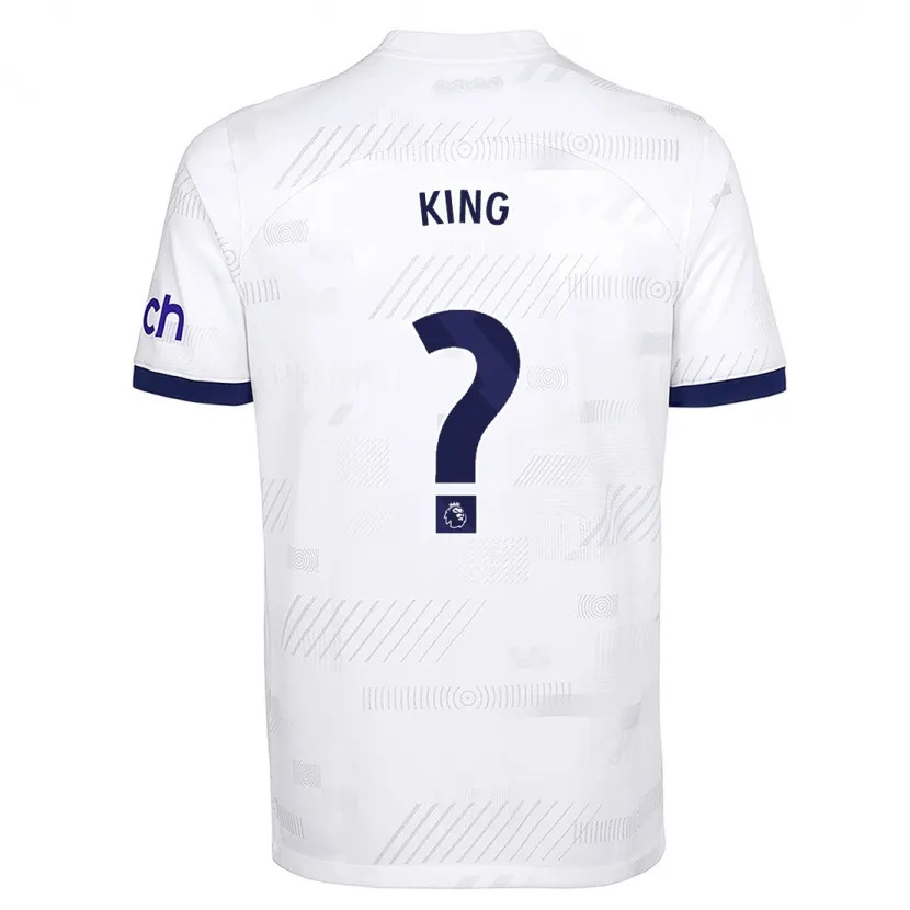 Danxen Niño Camiseta Maeson King #0 Blanco 1ª Equipación 2023/24 La Camisa