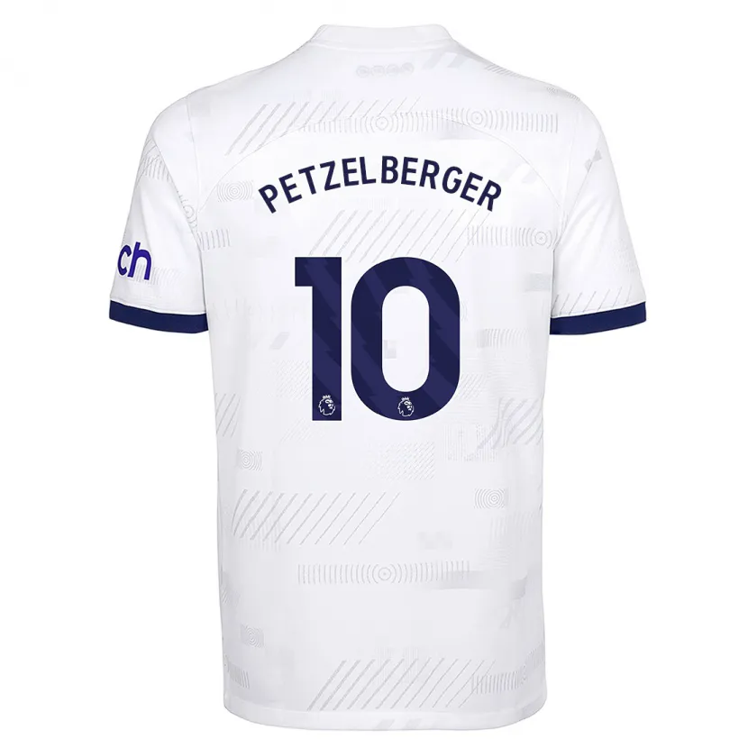 Danxen Niño Camiseta Ramona Petzelberger #10 Blanco 1ª Equipación 2023/24 La Camisa