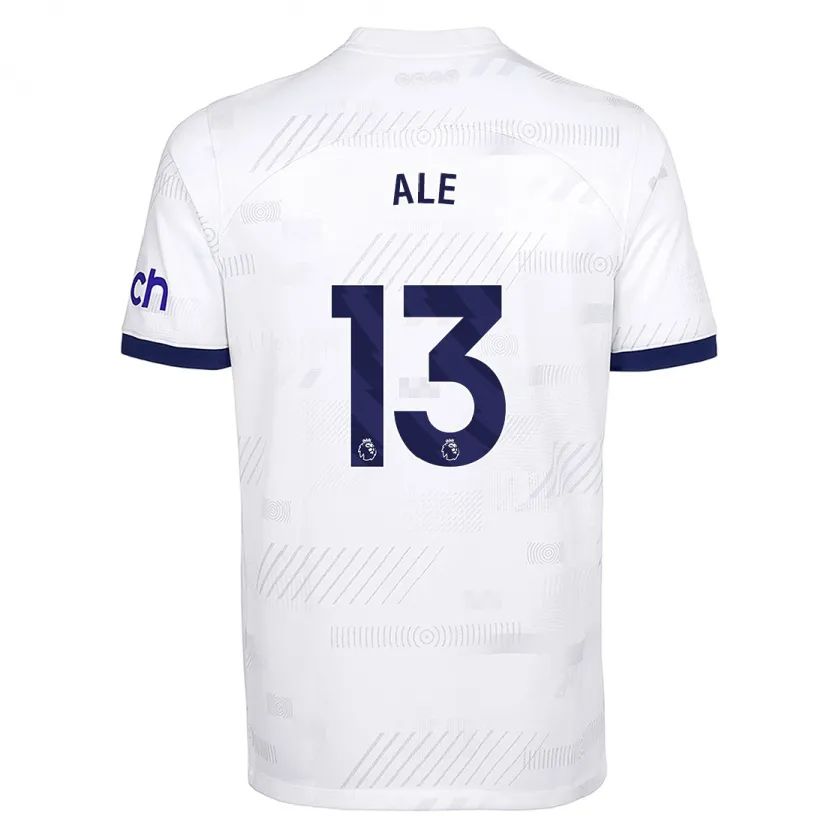 Danxen Niño Camiseta Asmita Ale #13 Blanco 1ª Equipación 2023/24 La Camisa