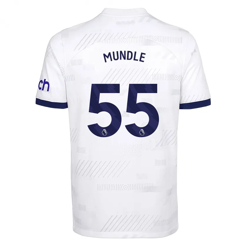 Danxen Niño Camiseta Romaine Mundle #55 Blanco 1ª Equipación 2023/24 La Camisa