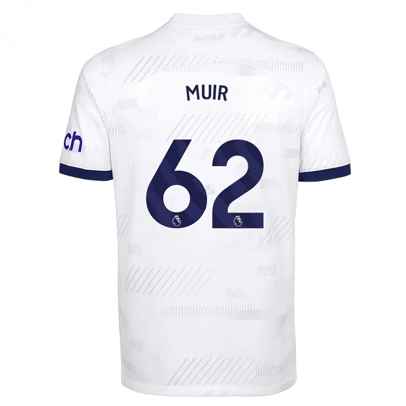 Danxen Niño Camiseta Marqes Muir #62 Blanco 1ª Equipación 2023/24 La Camisa