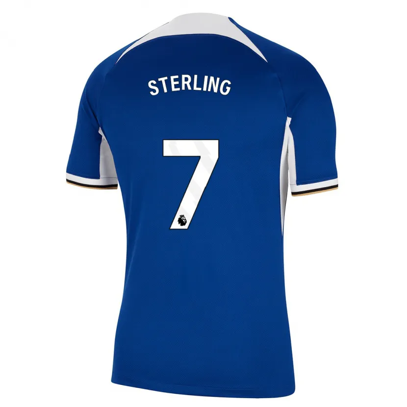 Danxen Niño Camiseta Raheem Sterling #7 Azul 1ª Equipación 2023/24 La Camisa