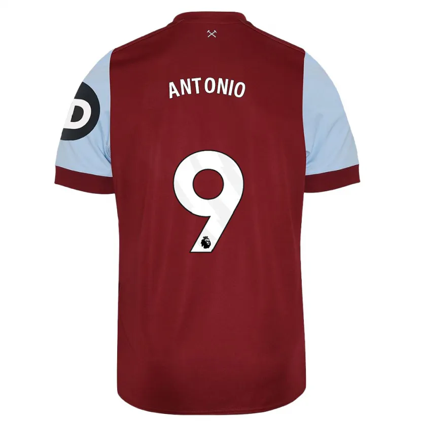 Danxen Niño Camiseta Michail Antonio #9 Granate 1ª Equipación 2023/24 La Camisa