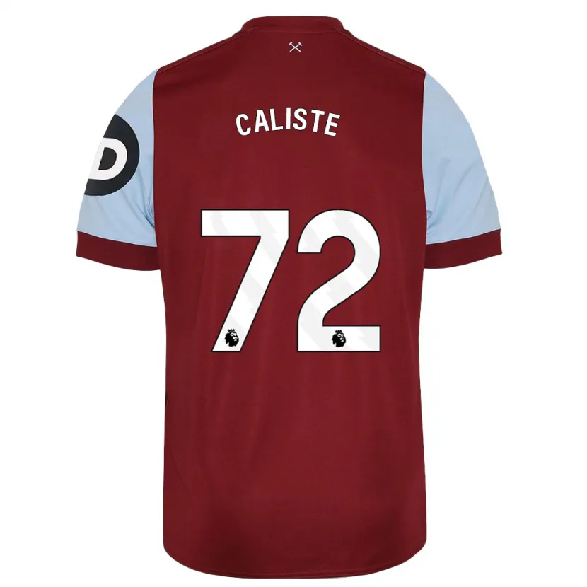 Danxen Niño Camiseta Gabriel Caliste #72 Granate 1ª Equipación 2023/24 La Camisa