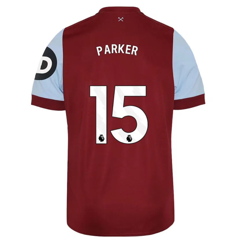 Danxen Niño Camiseta Lucy Parker #15 Granate 1ª Equipación 2023/24 La Camisa