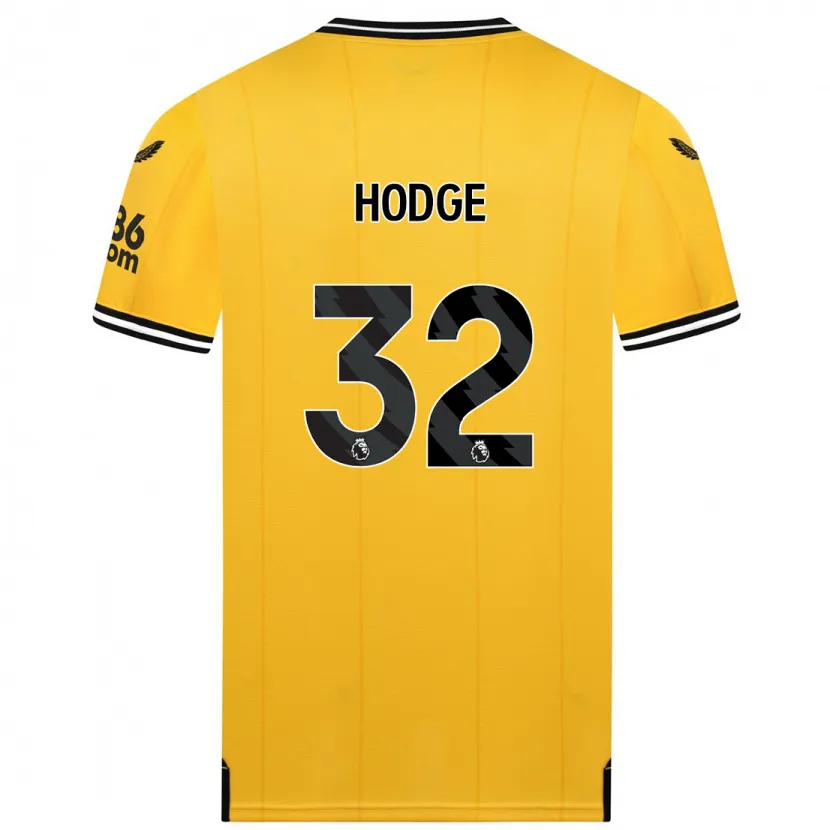 Danxen Niño Camiseta Joe Hodge #32 Amarillo 1ª Equipación 2023/24 La Camisa