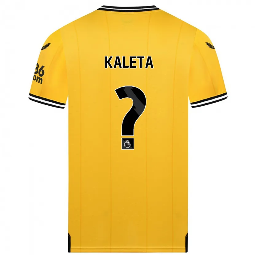 Danxen Niño Camiseta Marvin Kaleta #0 Amarillo 1ª Equipación 2023/24 La Camisa