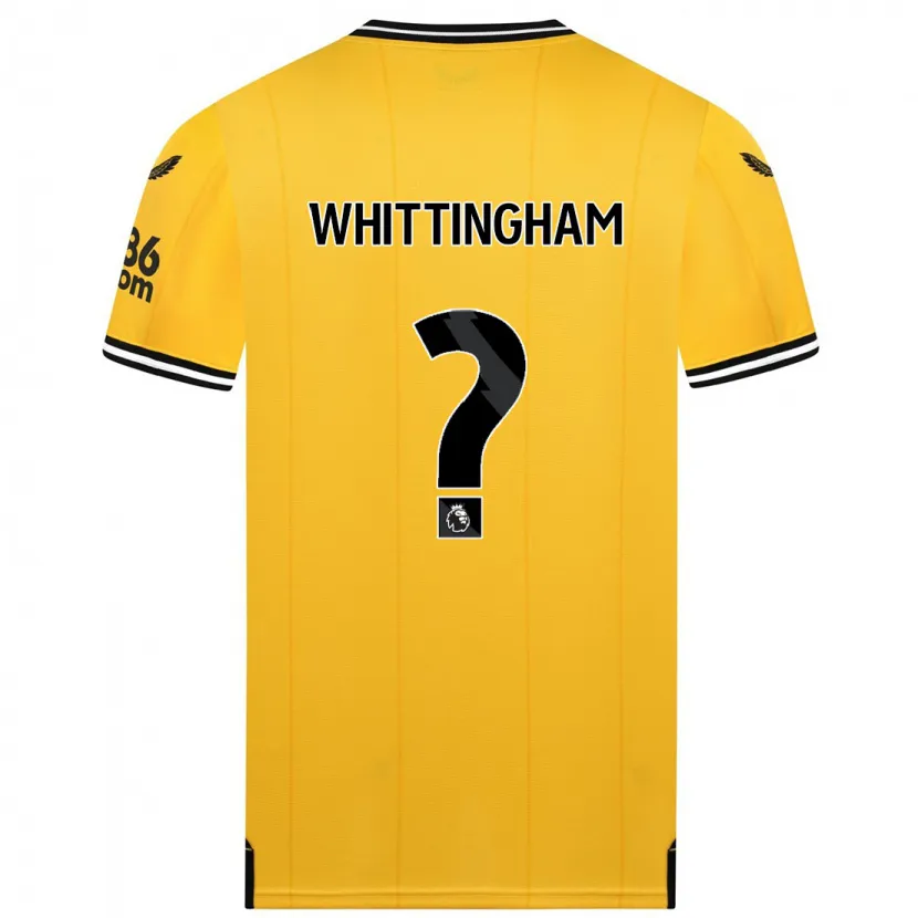 Danxen Niño Camiseta Matthew Whittingham #0 Amarillo 1ª Equipación 2023/24 La Camisa