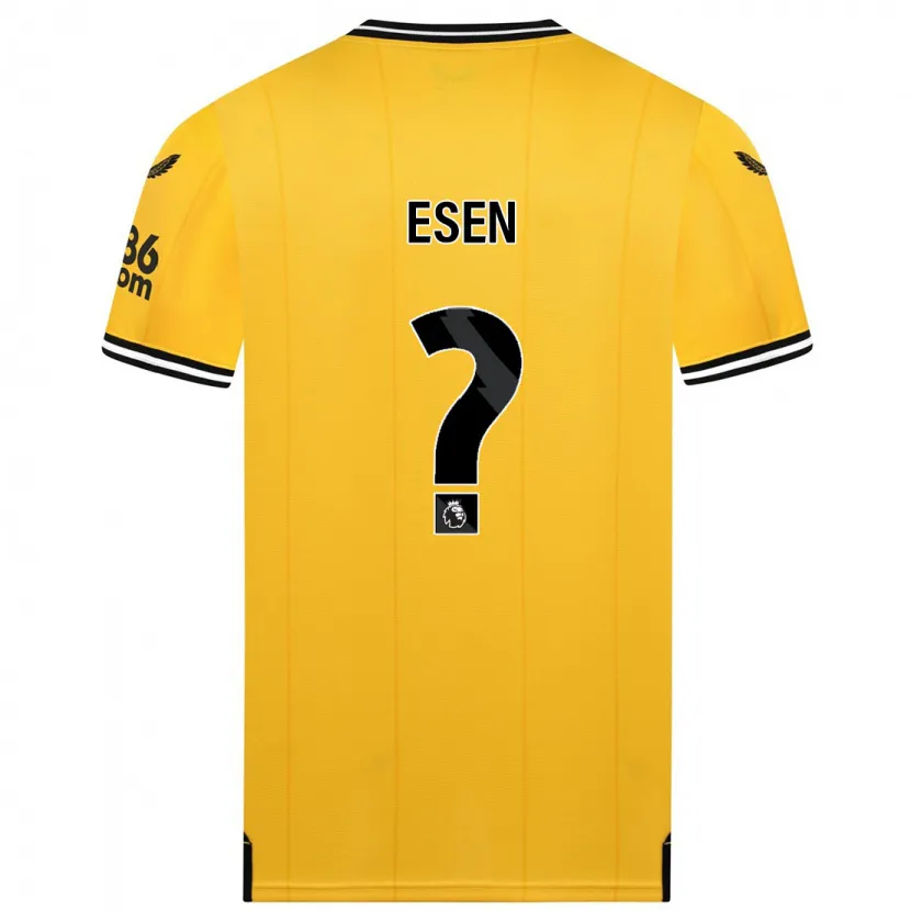 Danxen Niño Camiseta Josh Esen #0 Amarillo 1ª Equipación 2023/24 La Camisa