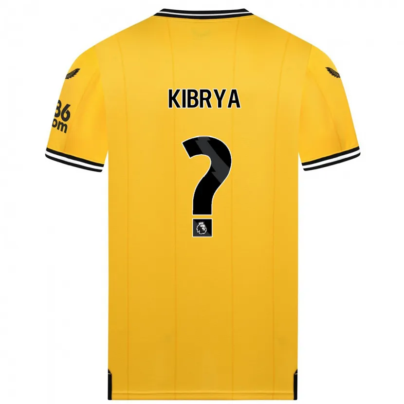 Danxen Niño Camiseta Lucas Kibrya #0 Amarillo 1ª Equipación 2023/24 La Camisa