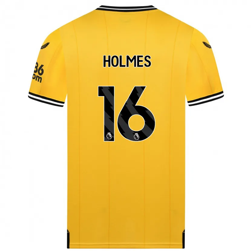 Danxen Niño Camiseta Summer Holmes #16 Amarillo 1ª Equipación 2023/24 La Camisa