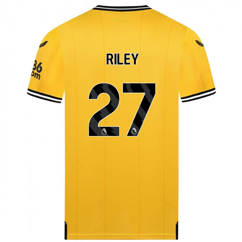 Danxen Niño Camiseta Lauren Riley #27 Amarillo 1ª Equipación 2023/24 La Camisa