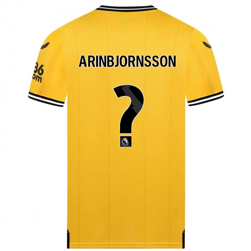 Danxen Niño Camiseta Palmi Arinbjornsson #0 Amarillo 1ª Equipación 2023/24 La Camisa