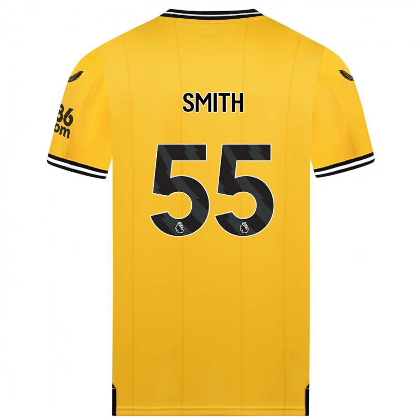 Danxen Niño Camiseta Jackson Smith #55 Amarillo 1ª Equipación 2023/24 La Camisa