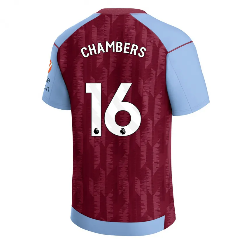 Danxen Niño Camiseta Calum Chambers #16 Azul Claro 1ª Equipación 2023/24 La Camisa