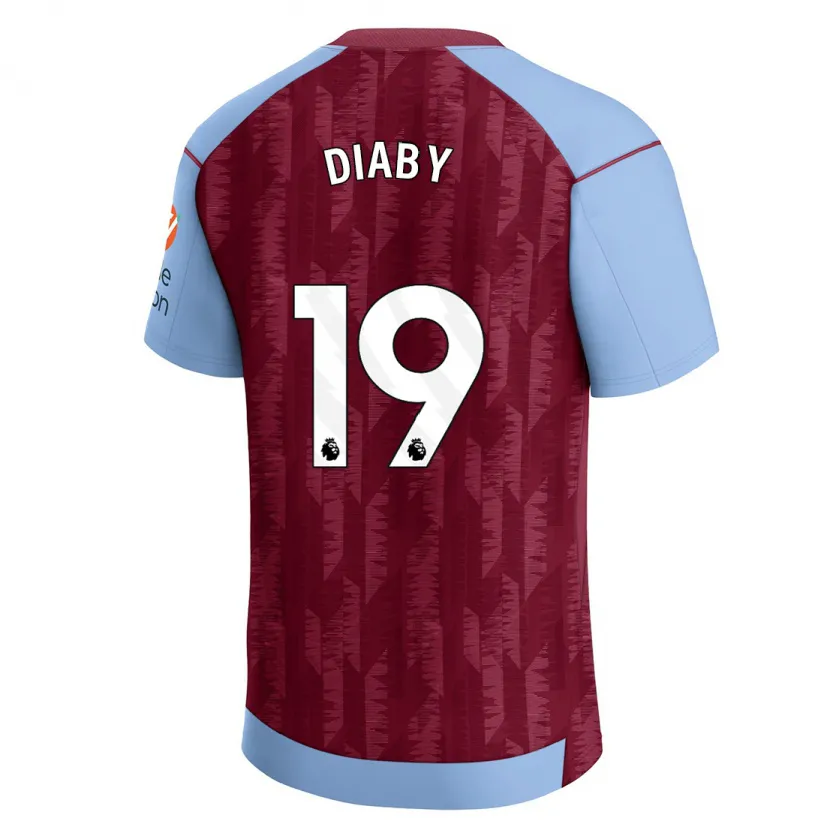 Danxen Niño Camiseta Moussa Diaby #19 Azul Claro 1ª Equipación 2023/24 La Camisa