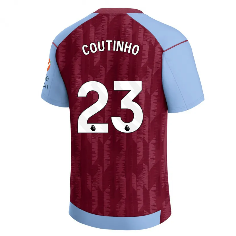 Danxen Niño Camiseta Philippe Coutinho #23 Azul Claro 1ª Equipación 2023/24 La Camisa