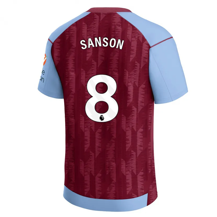 Danxen Niño Camiseta Morgan Sanson #8 Azul Claro 1ª Equipación 2023/24 La Camisa