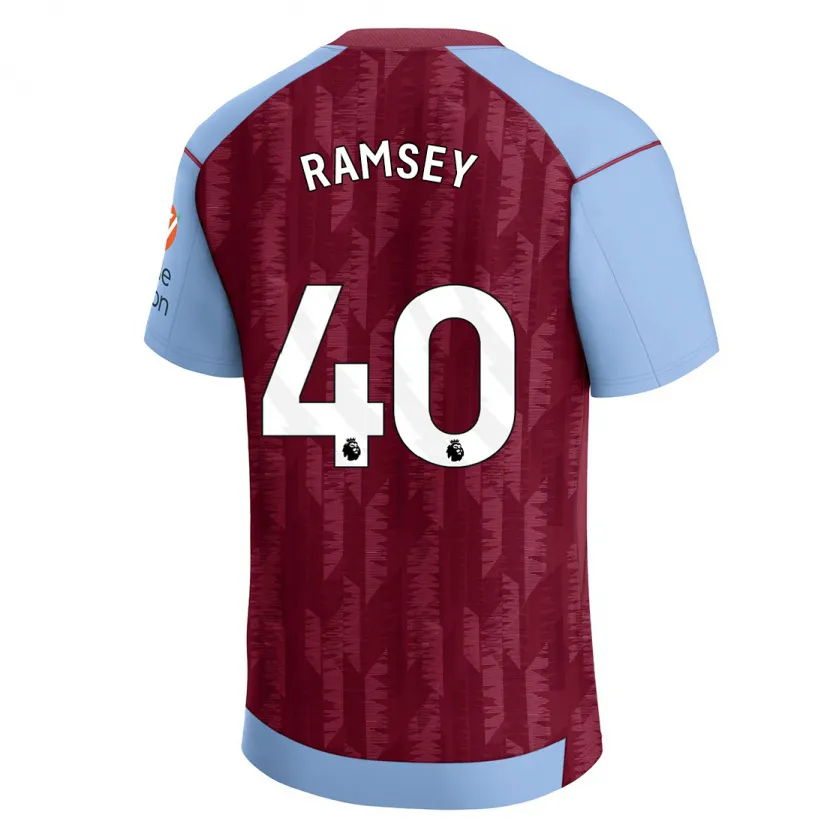 Danxen Niño Camiseta Aaron Ramsey #40 Azul Claro 1ª Equipación 2023/24 La Camisa