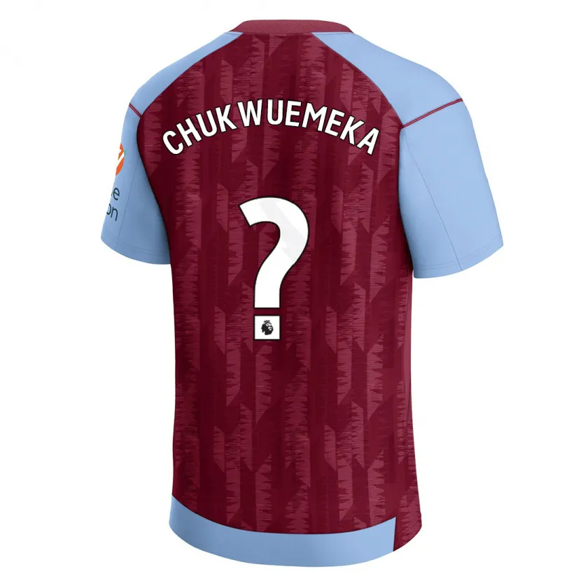 Danxen Niño Camiseta Caleb Chukwuemeka #0 Azul Claro 1ª Equipación 2023/24 La Camisa