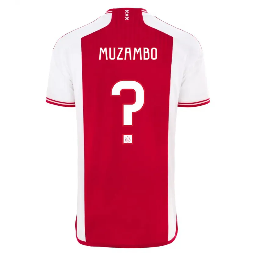 Danxen Niño Camiseta Stanis Idumbo Muzambo #0 Rojo Blanco 1ª Equipación 2023/24 La Camisa