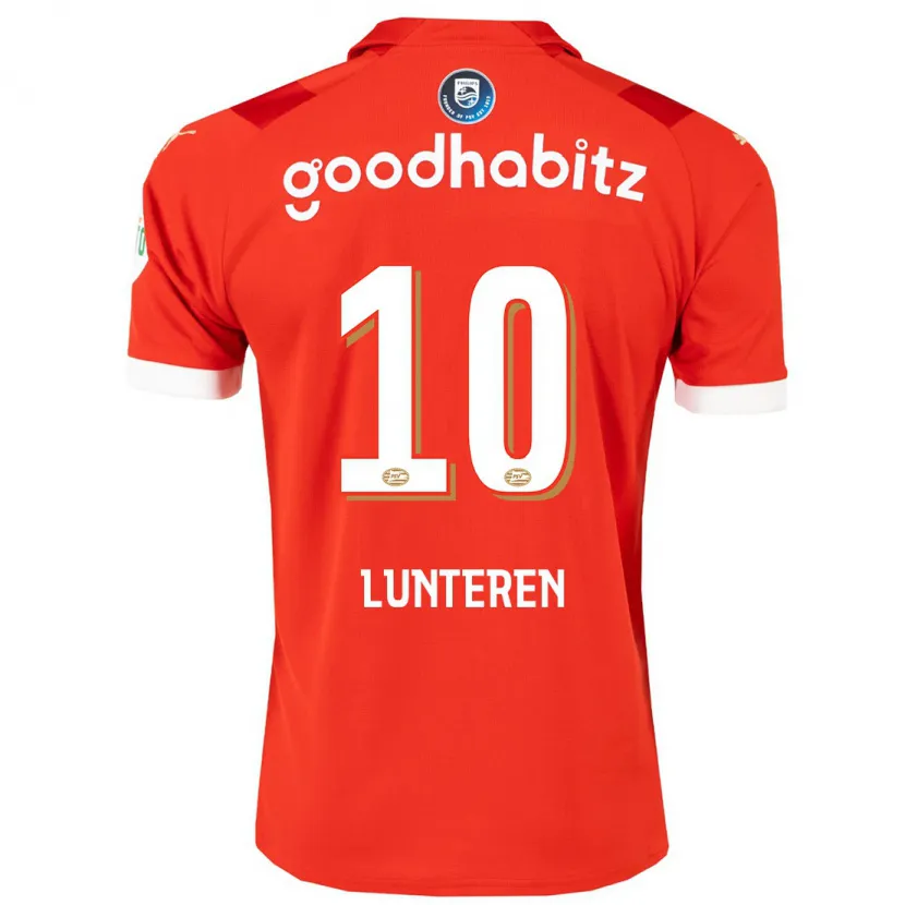 Danxen Niño Camiseta Desiree Van Lunteren #10 Rojo 1ª Equipación 2023/24 La Camisa