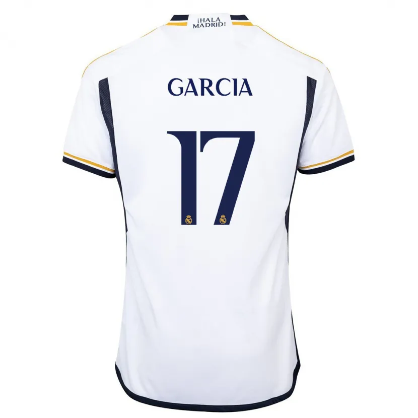 Danxen Niño Camiseta Gonzalo García #17 Blanco 1ª Equipación 2023/24 La Camisa