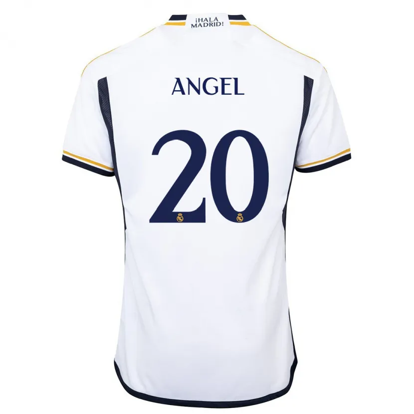 Danxen Niño Camiseta Manuel Ángel #20 Blanco 1ª Equipación 2023/24 La Camisa