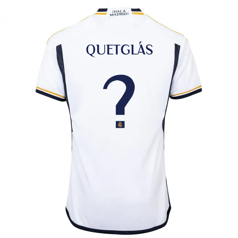 Danxen Niño Camiseta Ferran Quetglás #0 Blanco 1ª Equipación 2023/24 La Camisa