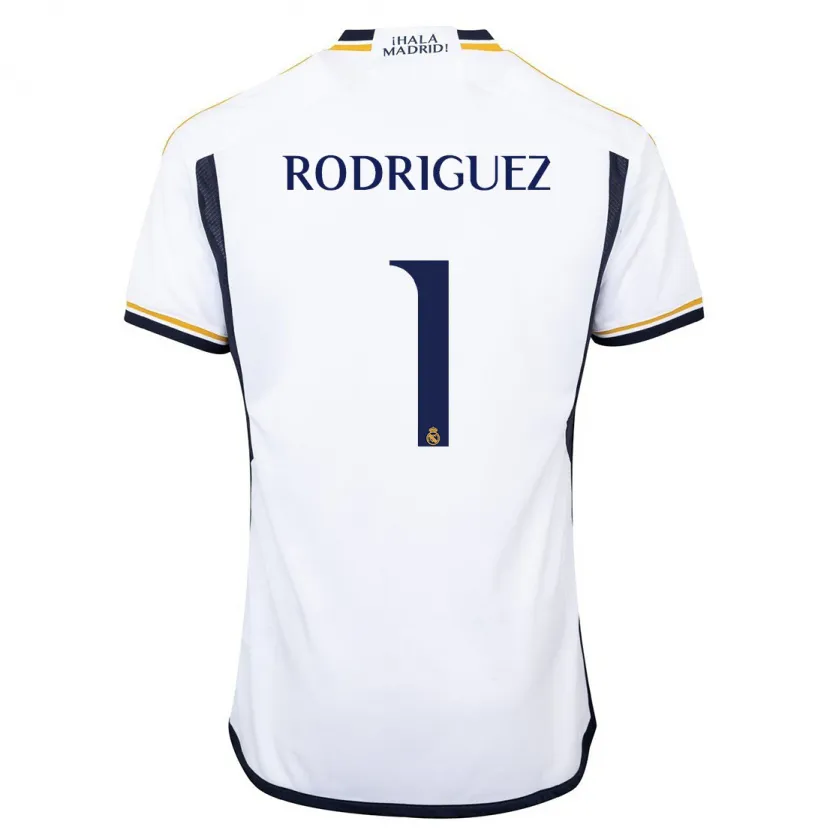 Danxen Niño Camiseta Misa Rodriguez #1 Blanco 1ª Equipación 2023/24 La Camisa