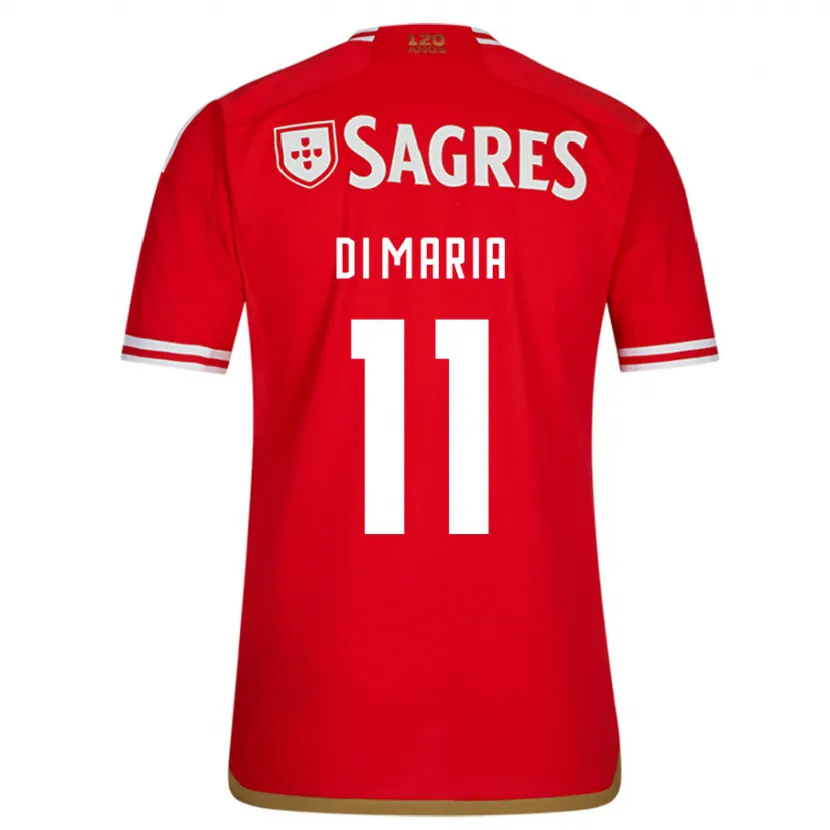 Danxen Niño Camiseta Ángel Di María #11 Rojo 1ª Equipación 2023/24 La Camisa