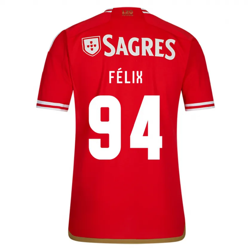 Danxen Niño Camiseta Hugo Félix #94 Rojo 1ª Equipación 2023/24 La Camisa