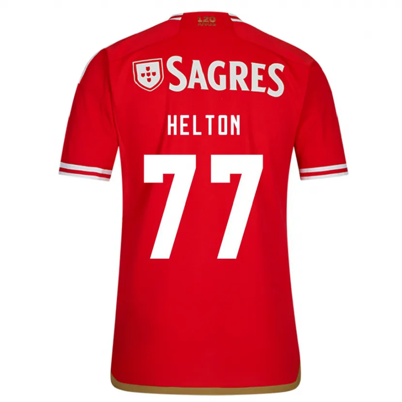 Danxen Niño Camiseta Helton Leite #77 Rojo 1ª Equipación 2023/24 La Camisa