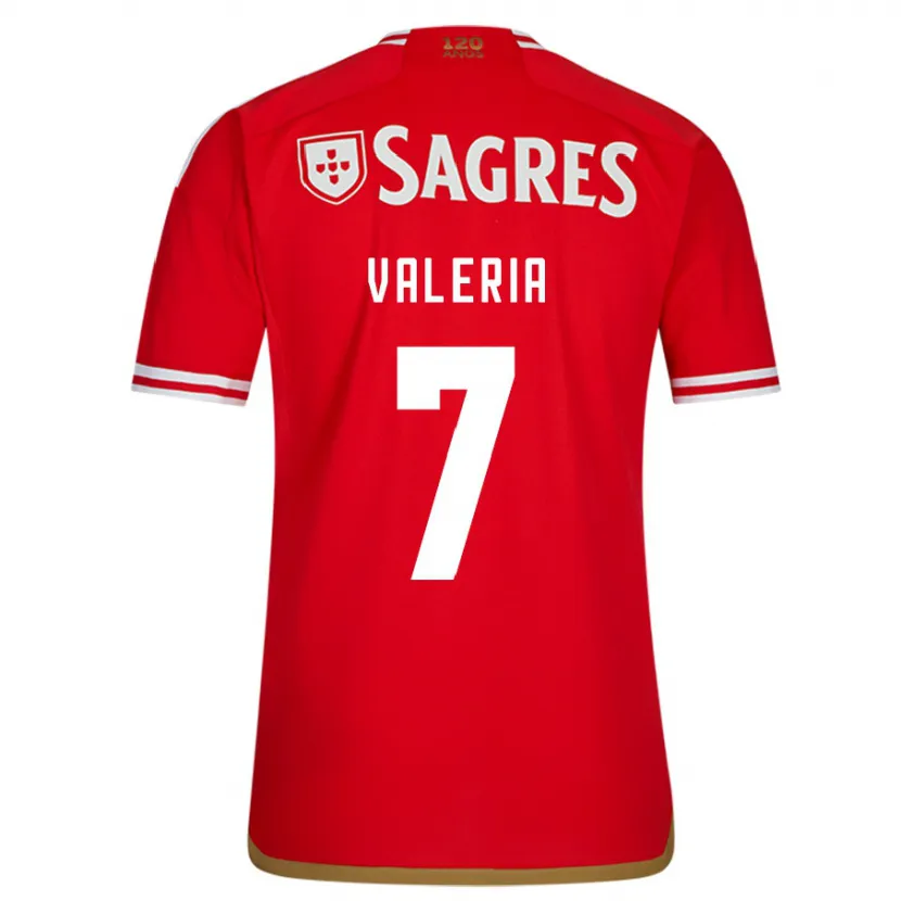 Danxen Niño Camiseta Valeria #7 Rojo 1ª Equipación 2023/24 La Camisa