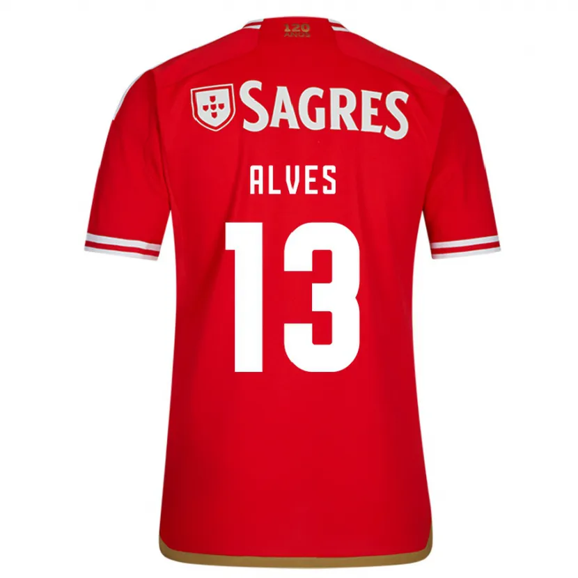 Danxen Niño Camiseta Lucia Alves #13 Rojo 1ª Equipación 2023/24 La Camisa