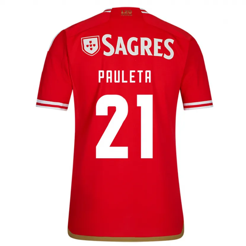 Danxen Niño Camiseta Pauleta #21 Rojo 1ª Equipación 2023/24 La Camisa