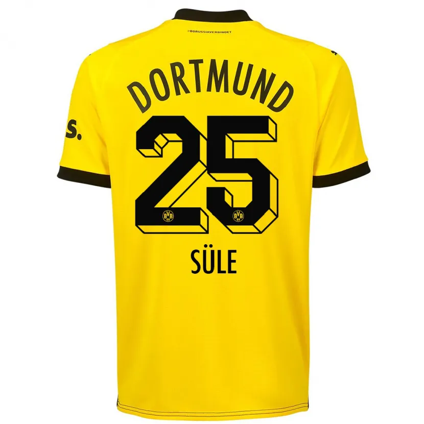 Danxen Niño Camiseta Niklas Süle #25 Amarillo 1ª Equipación 2023/24 La Camisa