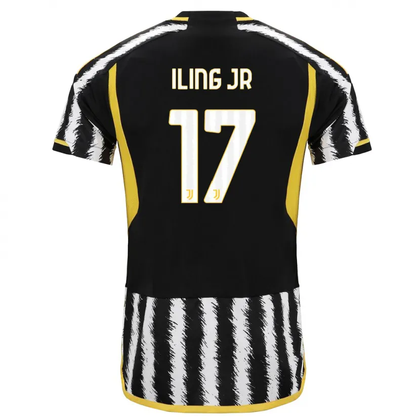 Danxen Niño Camiseta Samuel Iling Junior #17 Blanco Negro 1ª Equipación 2023/24 La Camisa