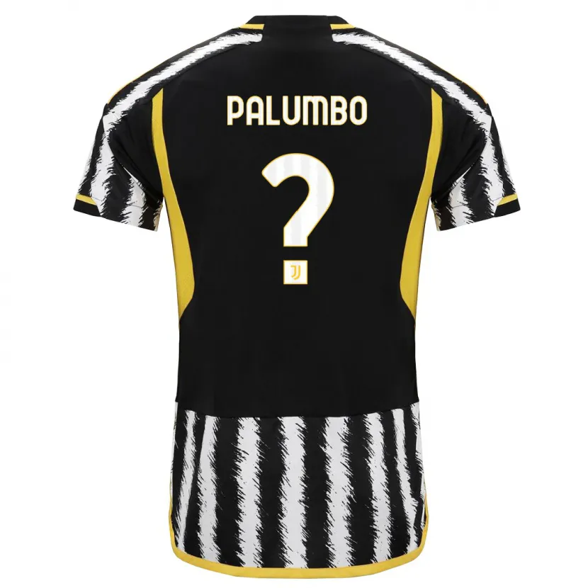 Danxen Niño Camiseta Martin Palumbo #0 Blanco Negro 1ª Equipación 2023/24 La Camisa