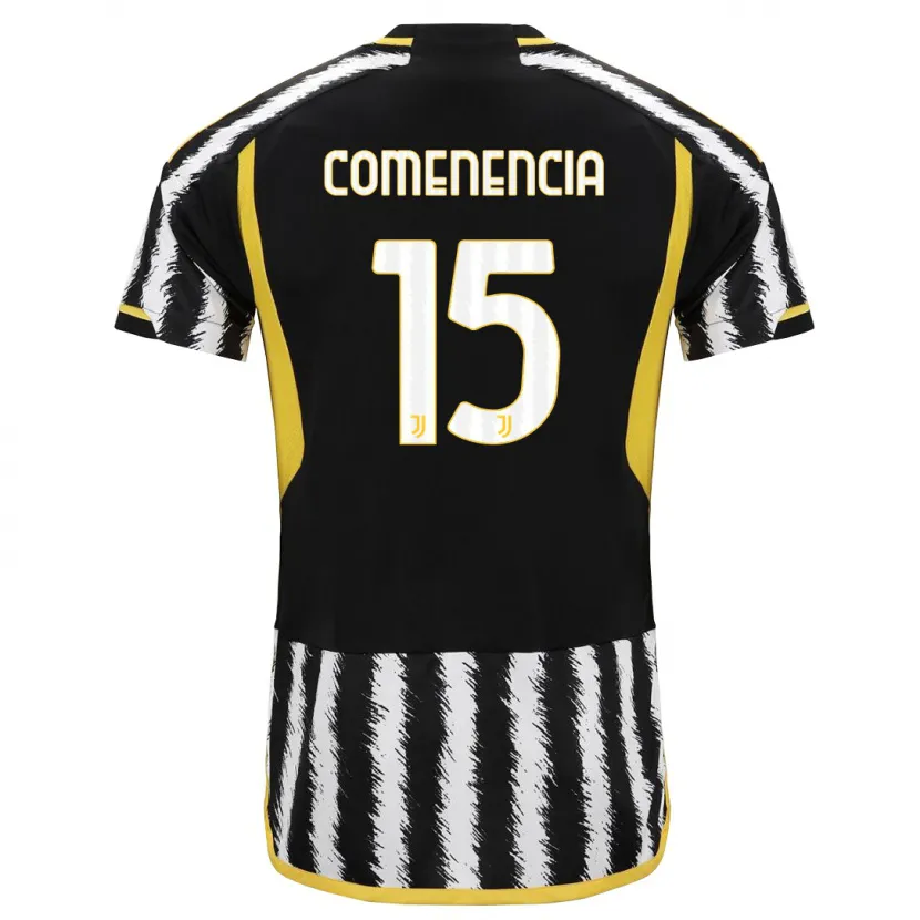 Danxen Niño Camiseta Livano Comenencia #15 Blanco Negro 1ª Equipación 2023/24 La Camisa