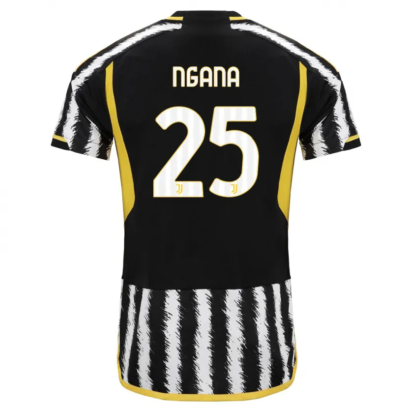 Danxen Niño Camiseta Valdes Ngana #25 Blanco Negro 1ª Equipación 2023/24 La Camisa