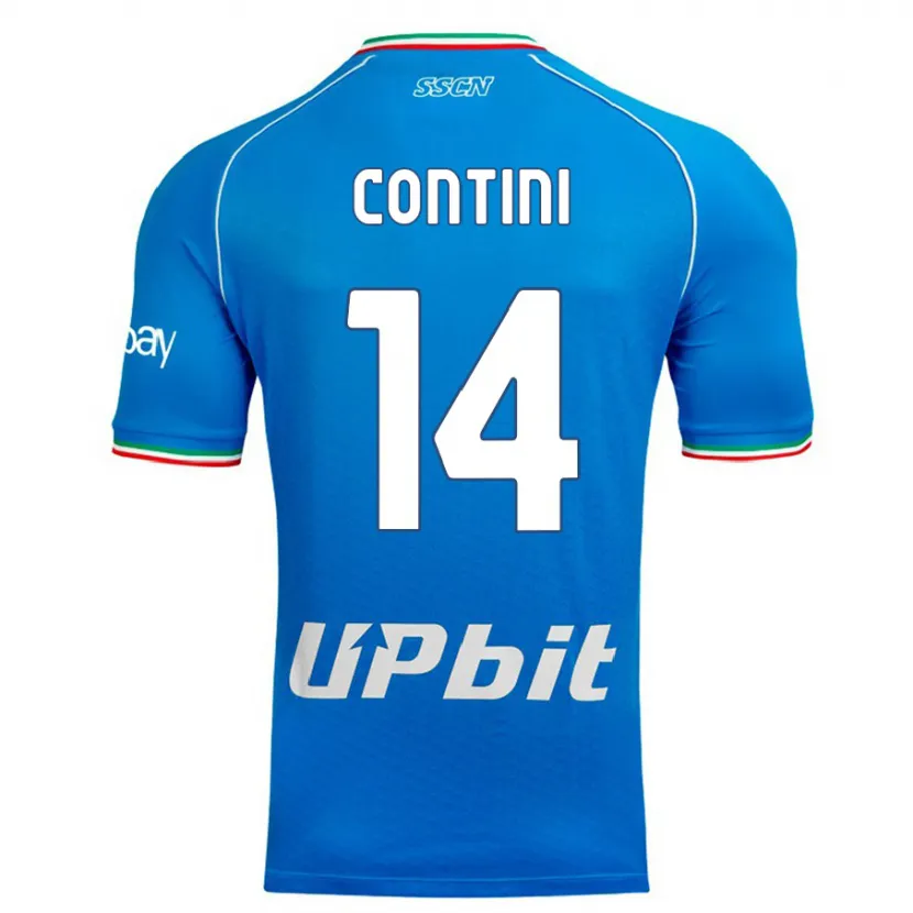 Danxen Niño Camiseta Nikita Contini #14 Cielo Azul 1ª Equipación 2023/24 La Camisa