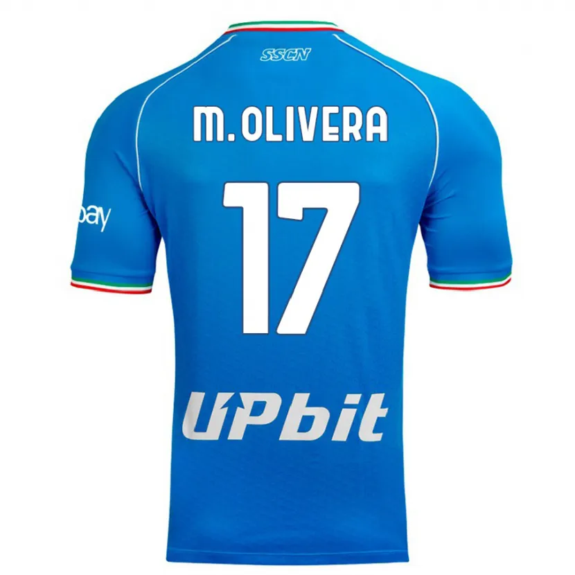 Danxen Niño Camiseta Mathías Olivera #17 Cielo Azul 1ª Equipación 2023/24 La Camisa