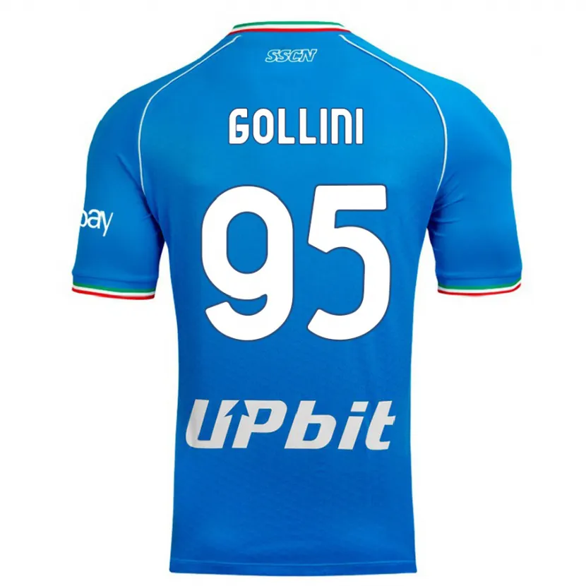 Danxen Niño Camiseta Pierluigi Gollini #95 Cielo Azul 1ª Equipación 2023/24 La Camisa