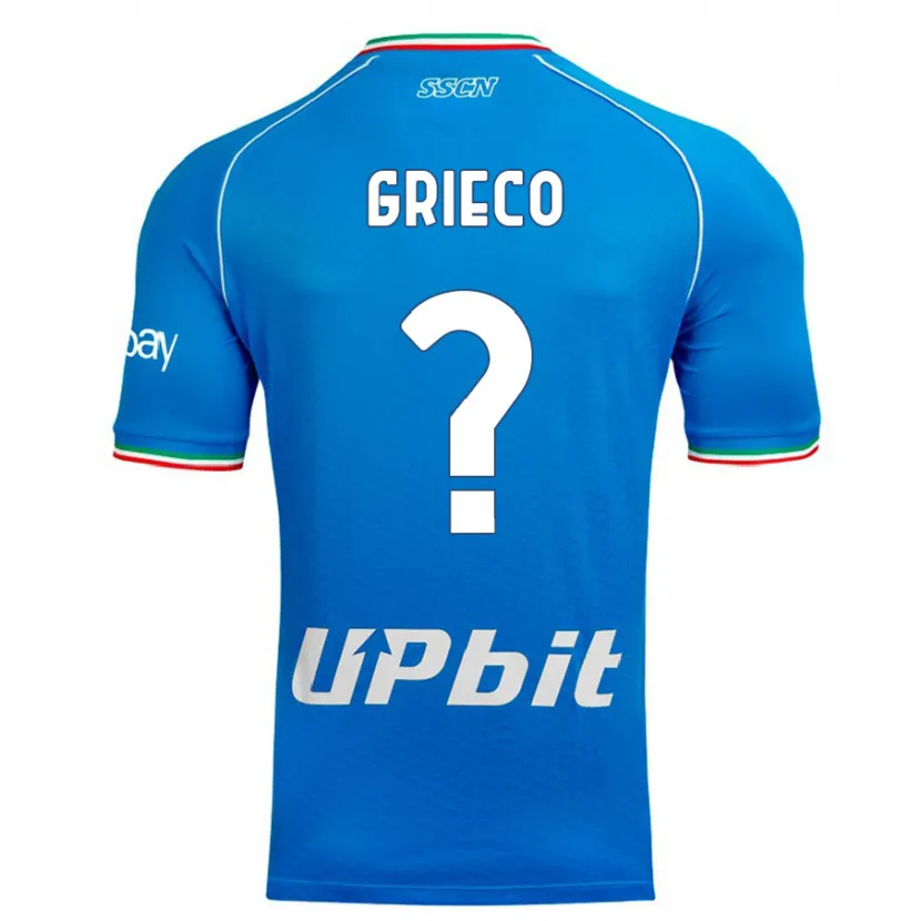 Danxen Niño Camiseta Alessandro Grieco #0 Cielo Azul 1ª Equipación 2023/24 La Camisa