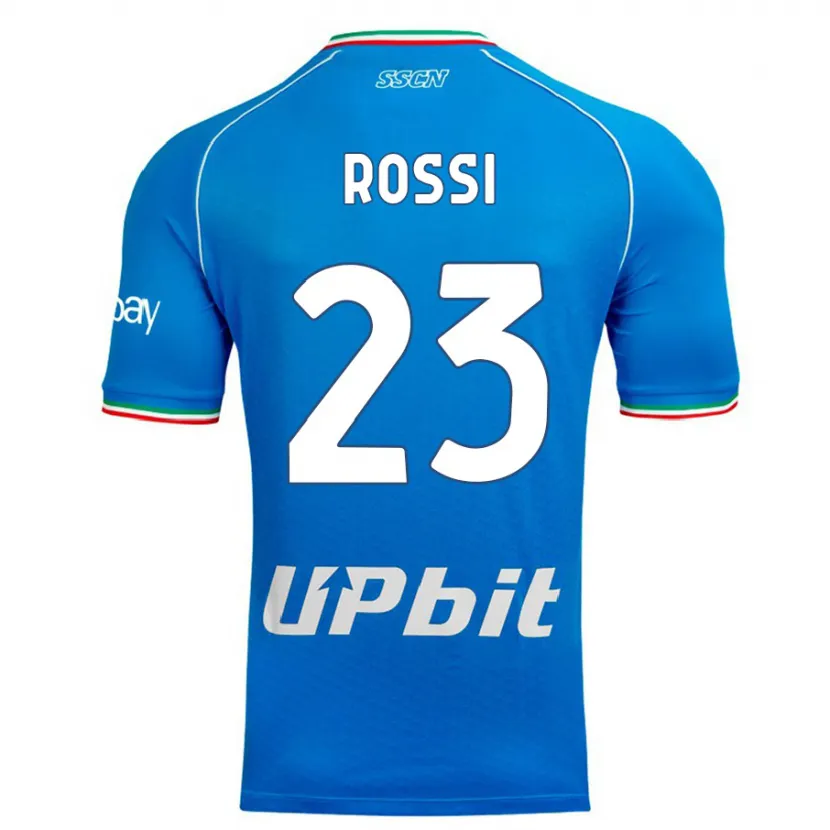 Danxen Niño Camiseta Leonardo Rossi #23 Cielo Azul 1ª Equipación 2023/24 La Camisa