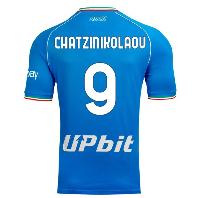 Danxen Niño Camiseta Despoina Chatzinikolaou #9 Cielo Azul 1ª Equipación 2023/24 La Camisa