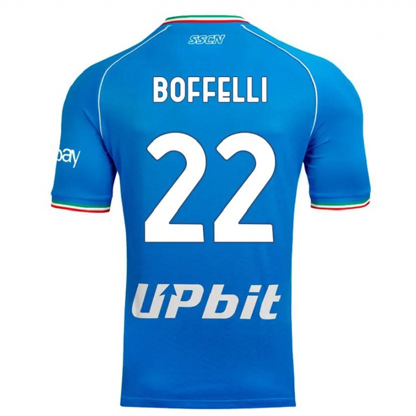 Danxen Niño Camiseta Valerio Boffelli #22 Cielo Azul 1ª Equipación 2023/24 La Camisa