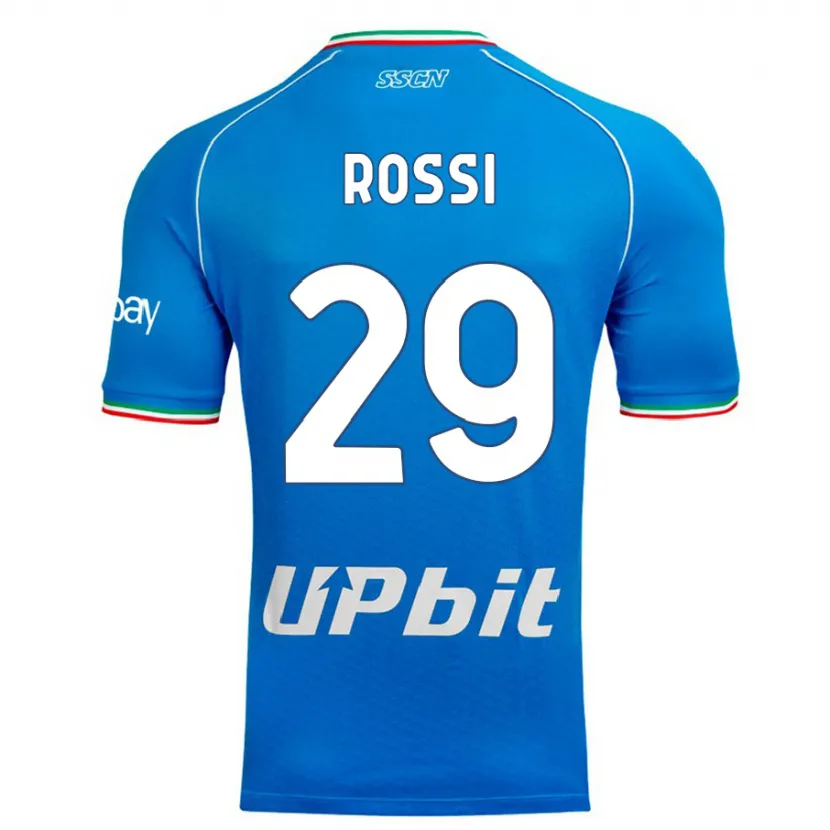 Danxen Niño Camiseta Francesco Rossi #29 Cielo Azul 1ª Equipación 2023/24 La Camisa