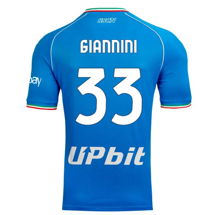 Danxen Niño Camiseta Enrico Giannini #33 Cielo Azul 1ª Equipación 2023/24 La Camisa